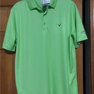 Callaway Men's Neon Green Polo Shirt